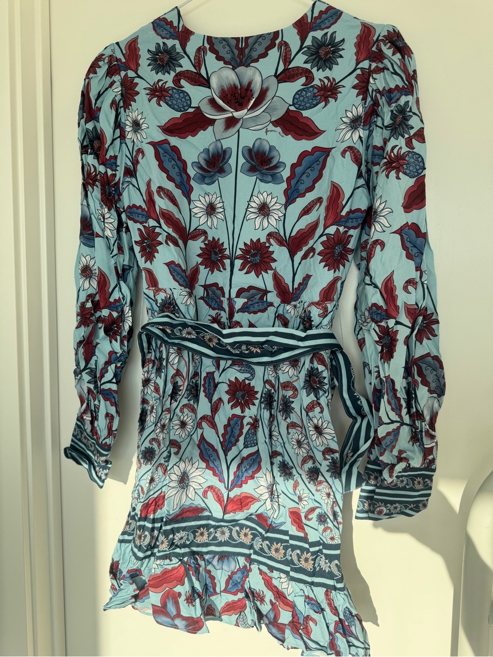 Farm Rio Blue Floral Dress - Picture 7 of 15